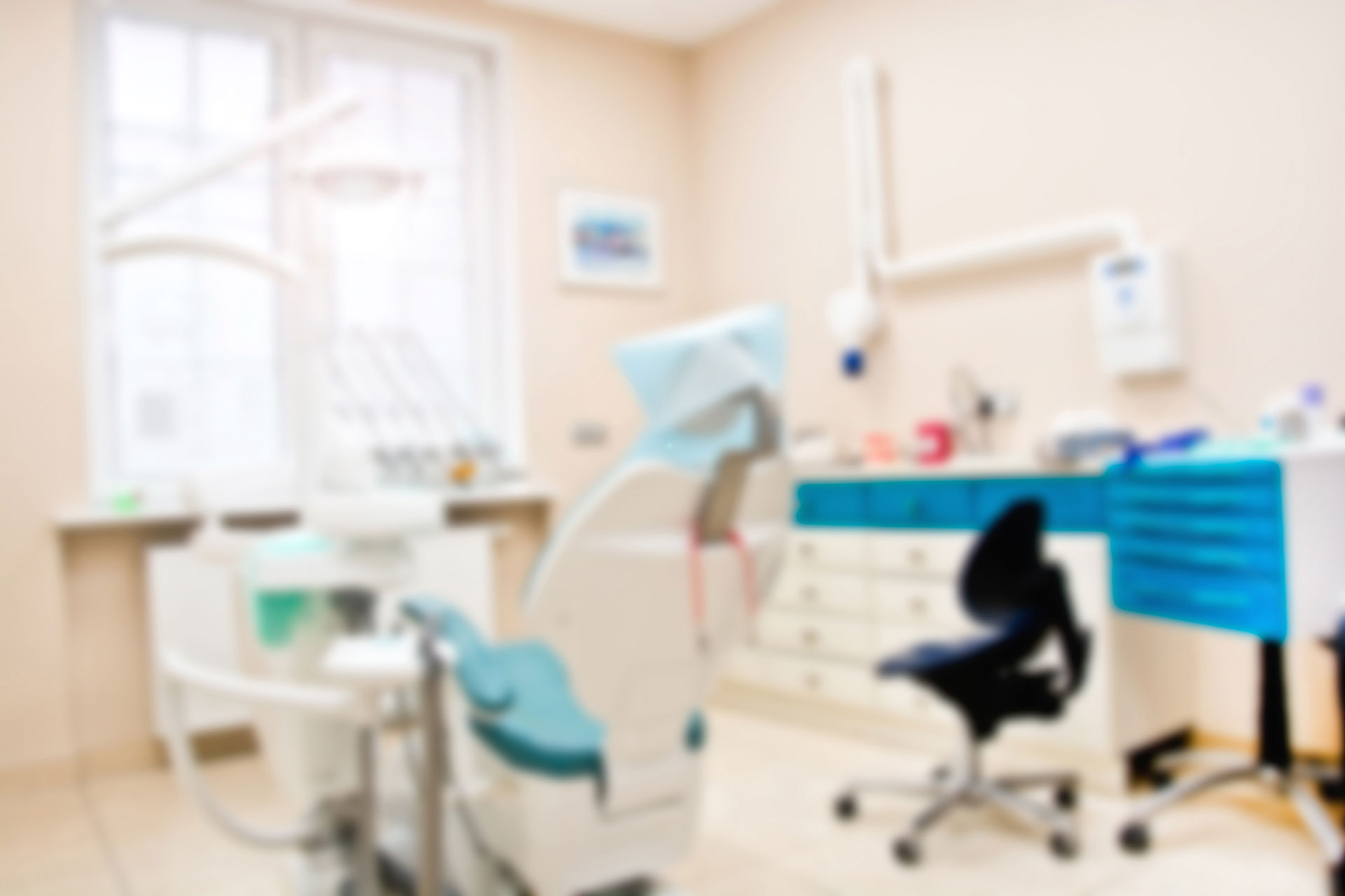 Professional Dentist tools in the dental office.